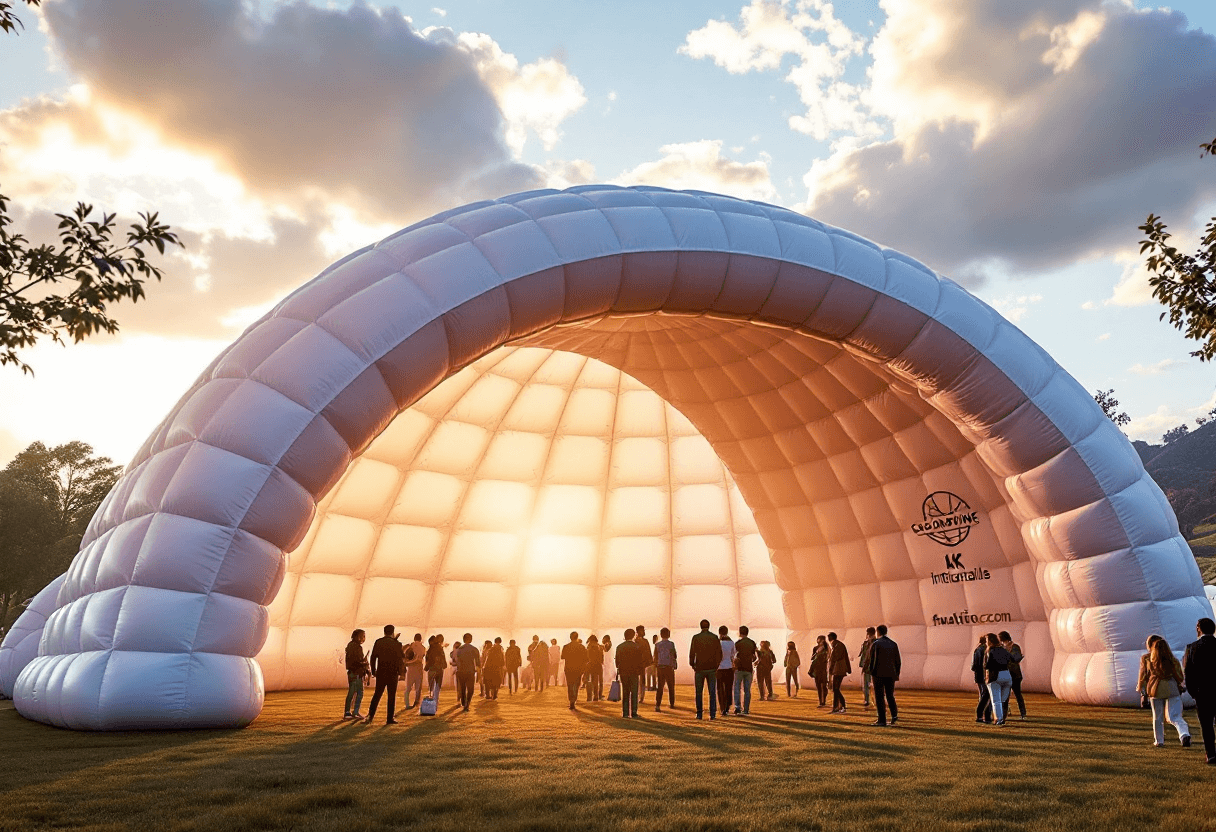 Dôme Gonflable Personnalisable pour Événements