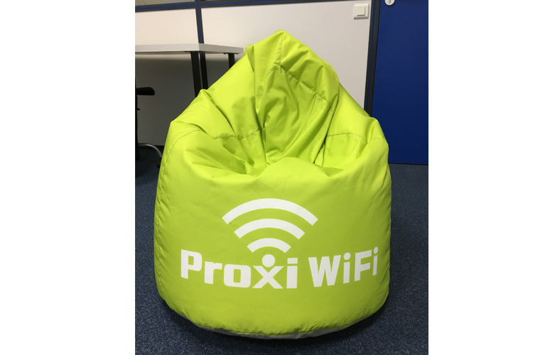 Pouf publicitaire pour votre communication