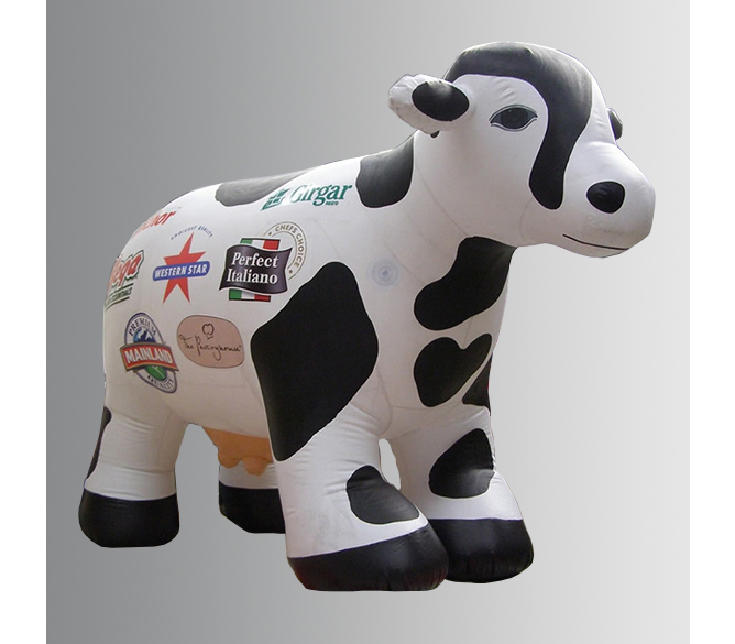 Vache Gonflable : Décoration Amusante